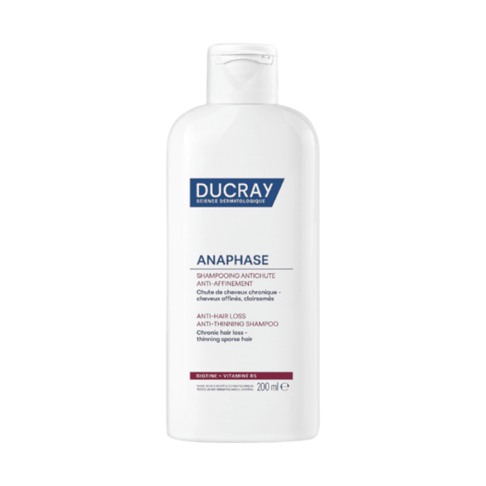 DUCRAY  plaukų slinkimą ir retėjimą mažinantis šampūnas ANAPHASE CHRONIC, 200 ml
