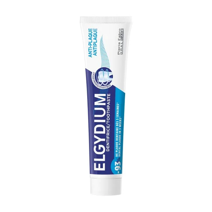 ELGYDIUM dantų pasta apnašų kontrolei ANTI-PLAQUE, 75 ml