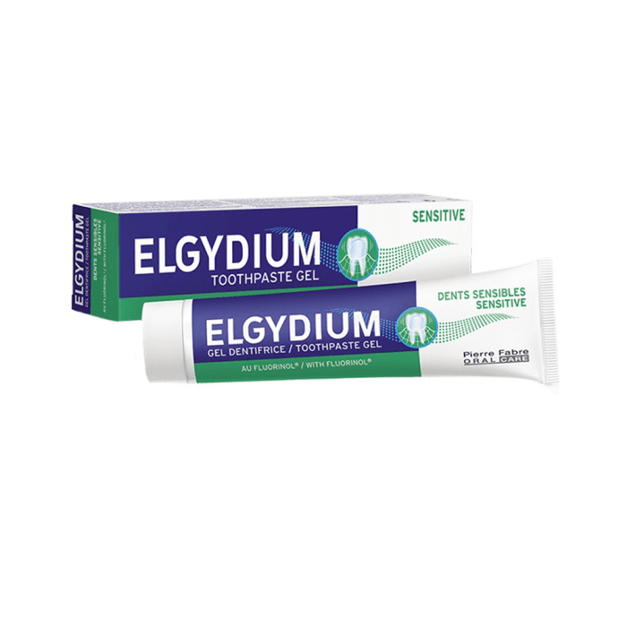 ELGYDIUM dantų pasta jautriems dantims su fluoru SENSIPROTECT, 75 ml