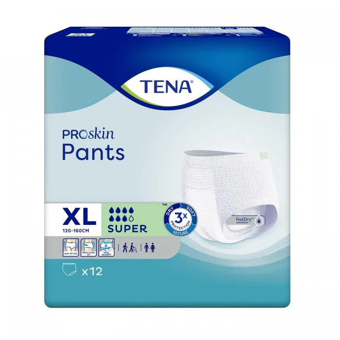 TENA Pants Super sauskelnės-kelnaitės, XL dydis, N12