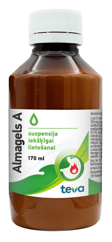 Almagel A geriamoji suspensija 170 ml