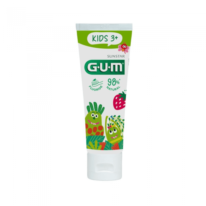 GUM dantų pasta vaikams KIDS 3+ m., 50 ml