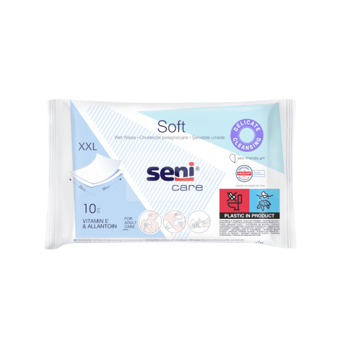 SENI Care drėgnos servetėlės N10