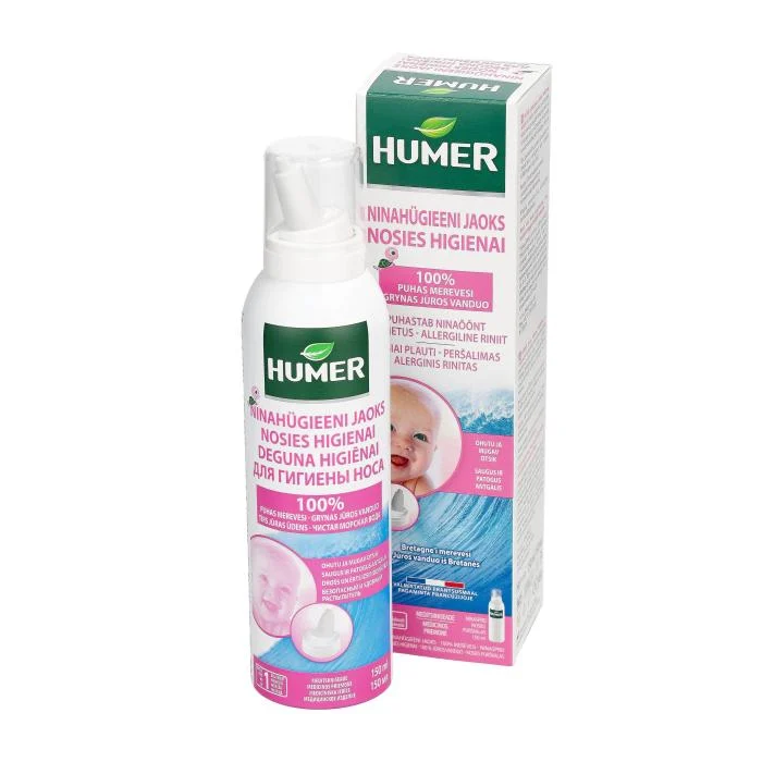 HUMER izotoninis nosies purškalas kūdikiams ir vaikams 150 ml
