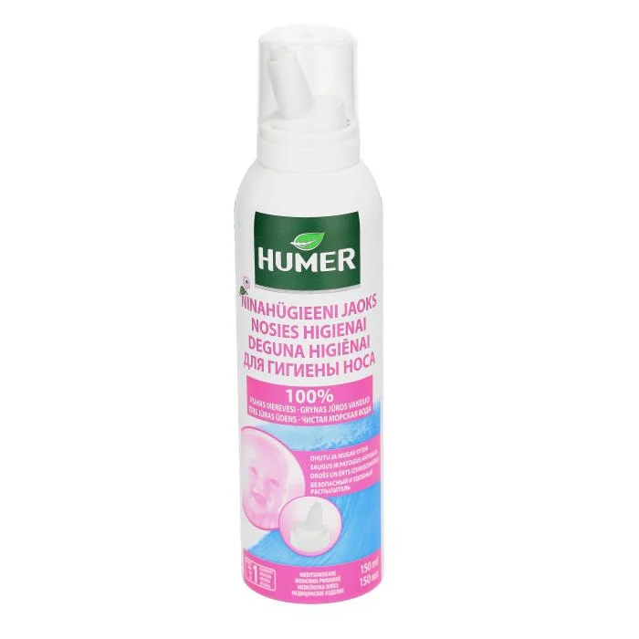 HUMER izotoninis nosies purškalas kūdikiams ir vaikams 150 ml