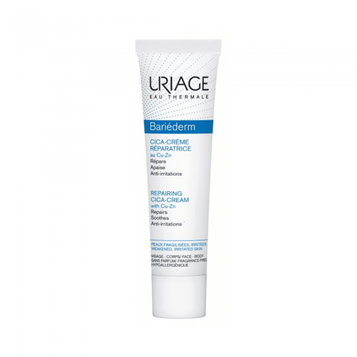 Uriage atkuriamasis kremas su Cu-Zn BARIEDERM CICA 40 ml