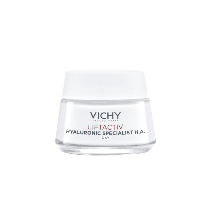 VICHY LIFTACTIV HYALURONIC SPECIALIST H.A. DAY stangrinamasis kremas sausai odai, 50 ml