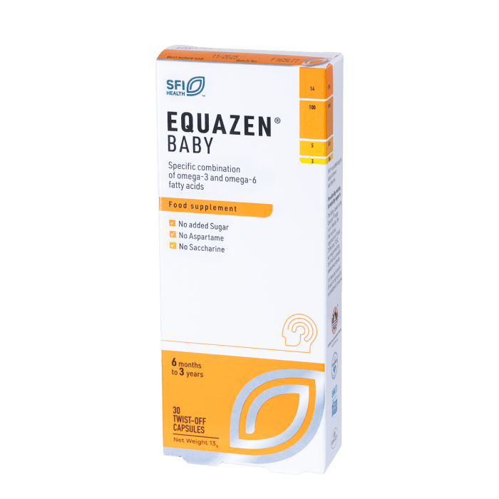 Equazen Eye Q Baby atsukamosios kapsulės kūdikiams N30