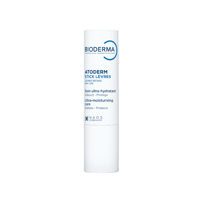 BIODERMA drėkinamasis lūpų pieštukas ATODERM, aviečių kvapo, 4 g
