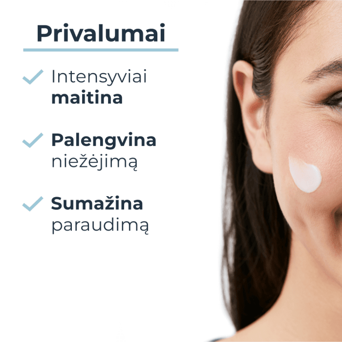 Eucerin veido kremas atopinei odai  AtopiControl , 50 ml
