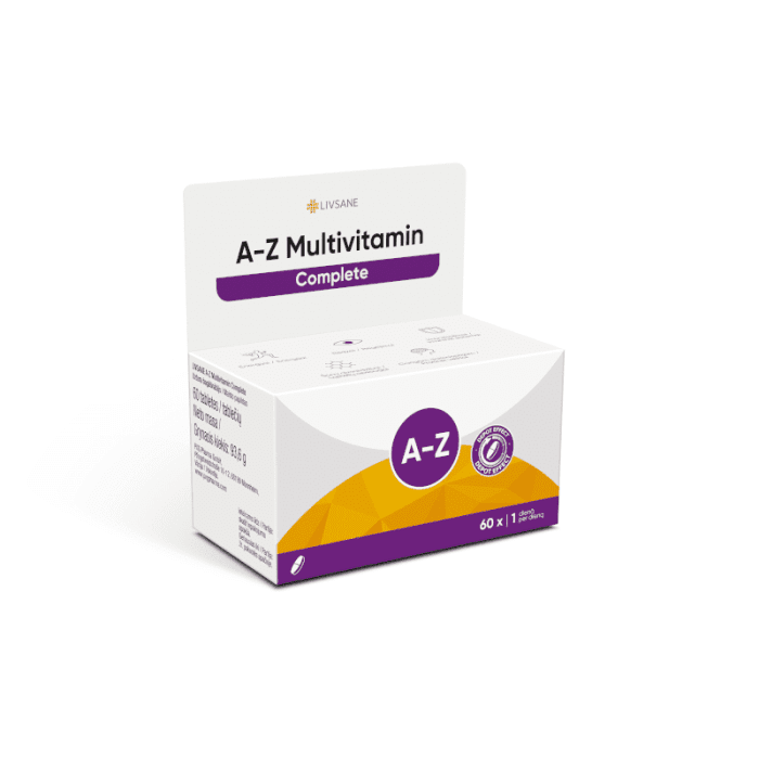 LIVSANE A-Z multivitaminų tabletės N60