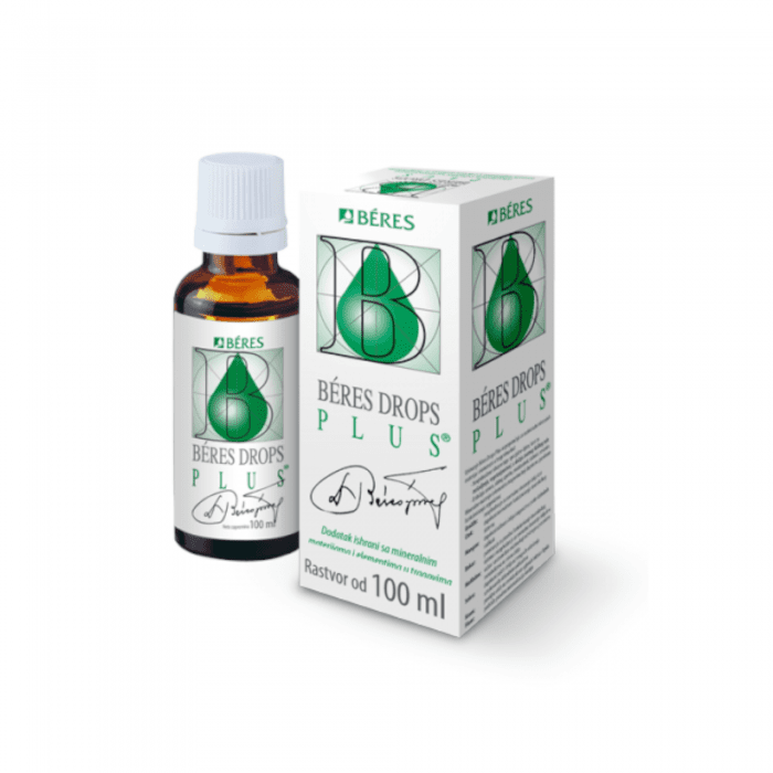 BERES DROPS PLUS geriamieji lašai nuo 4 m. 100 ml