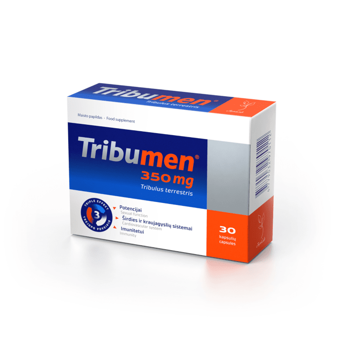Tribumen 350 mg kapsulės N30