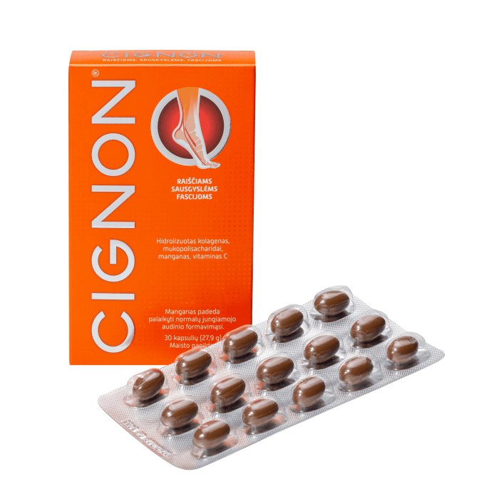 Cignon minkštos kapsulės N30