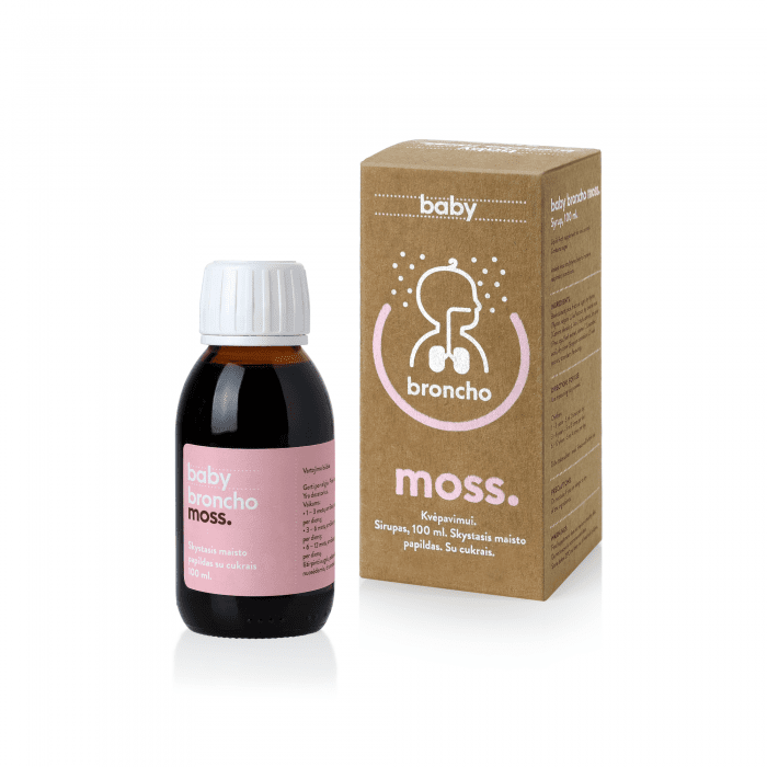 BronchoMoss Baby sirupas vaikams 100 ml
