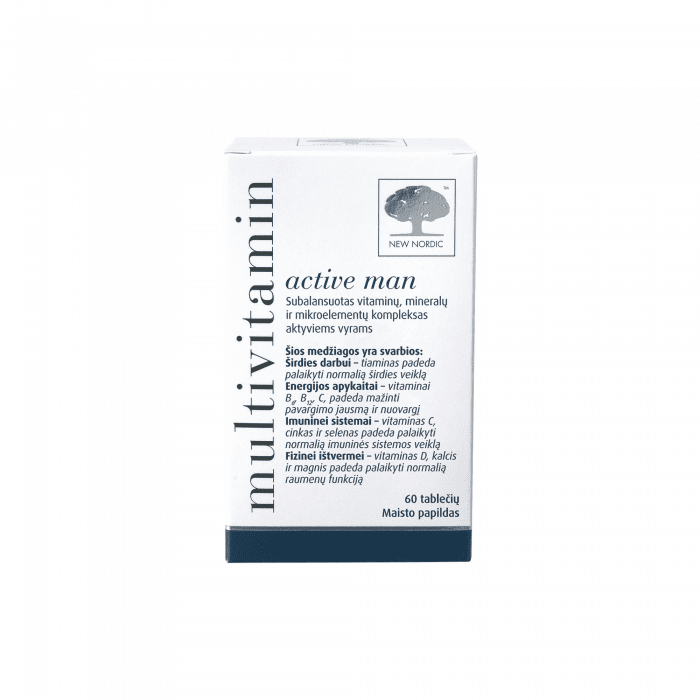 MULTIVITAMIN multivitaminai vyrams ACTIVE MAN N60