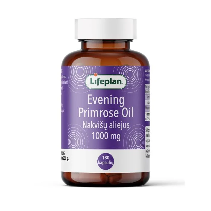 Nakvišų aliejus 1000 mg kapsulės N180