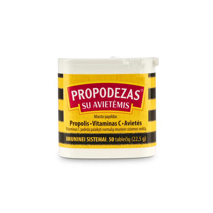 PROPODEZAS su avietėmis, tabletės N50