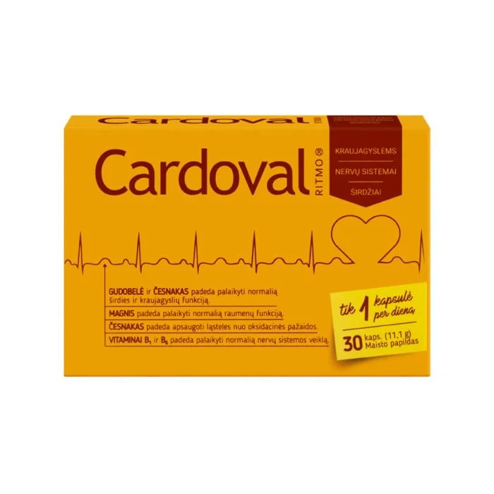 Cardoval Ritmo kietos kapsulės N30