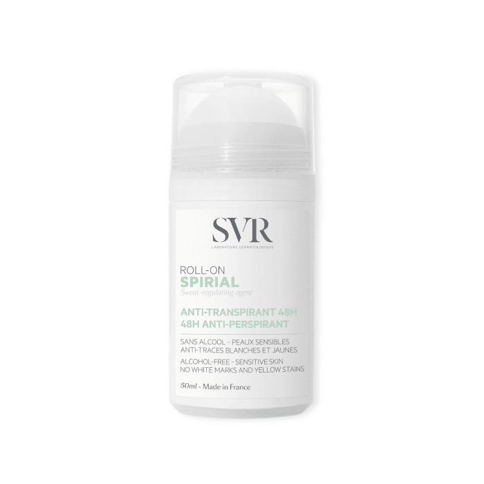 SVR SPIRIAL ROLL'ON rutulinis antiperspirantas nuo prakaitavimo, 50 ml