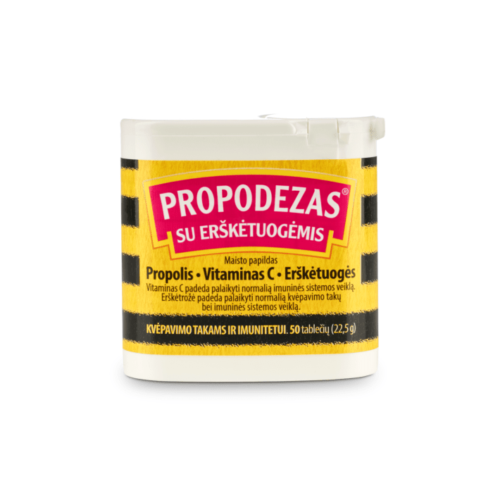 PROPODEZAS su erškėtuogėmis, tabletės N50
