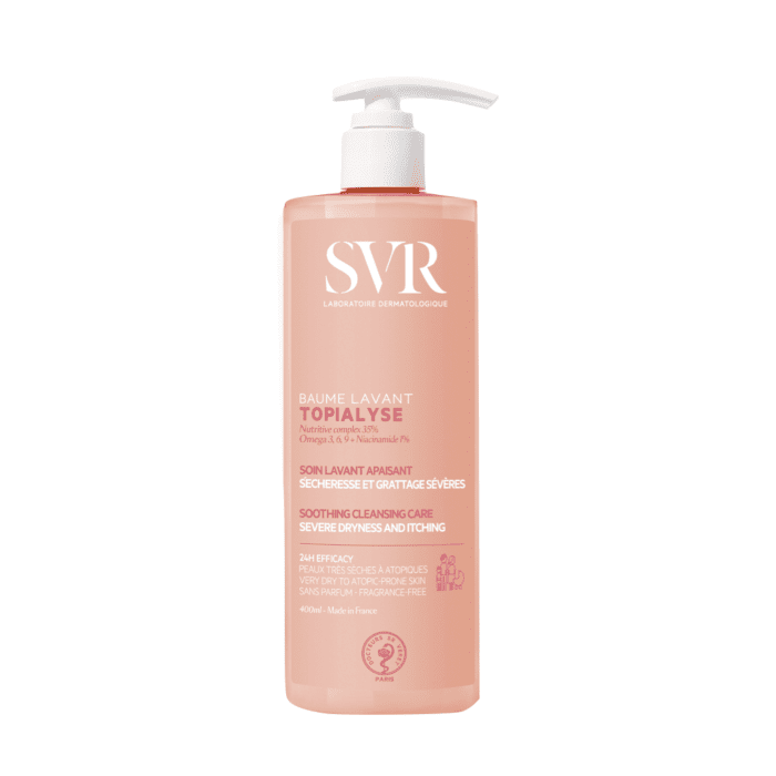 SVR TOPIALYSE BAUME LAVANT prausiamasis balzamas labai sausai ir atopinei odai, 400 ml