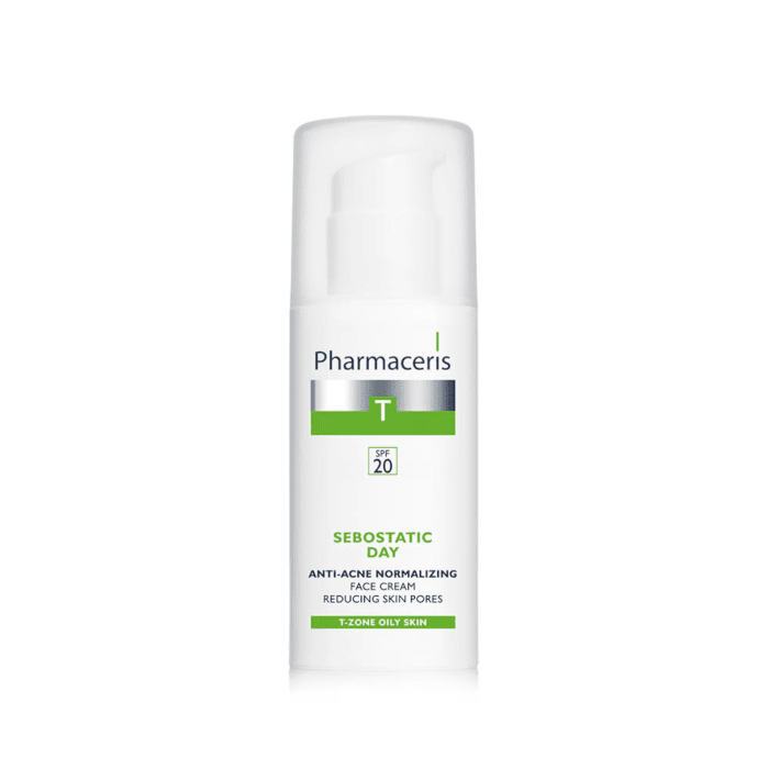 PHARMACERIS T, SEBOSTATIC dieninis kremas, SPF20, 50ml