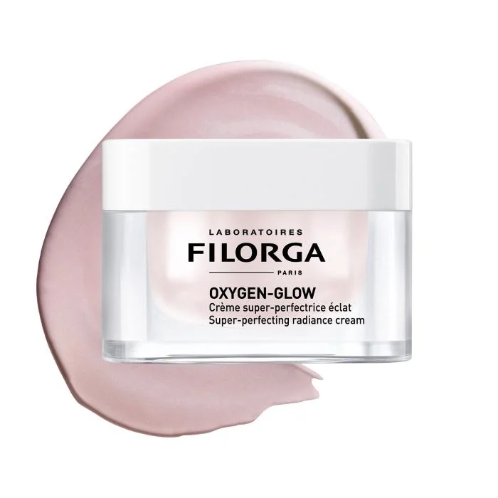 FILORGA veido kremas brandžiai, skaistumo stokojančiai veido odai OXYGEN-GLOW, 50 ml