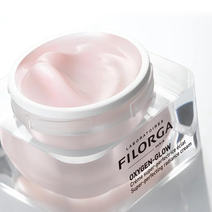 FILORGA veido kremas brandžiai, skaistumo stokojančiai veido odai OXYGEN-GLOW, 50 ml