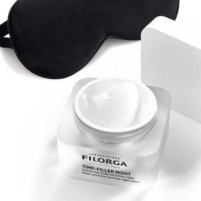 FILORGA naktinis veido kremas brandžiai odai su ryškėjančiomis raukšlėmis TIME-FILLER NIGHT 5XP CRÉME, 50 ml