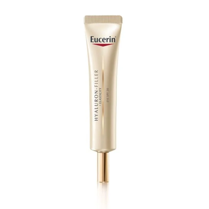 EUCERIN Hyaluron-Filler + Elasticity akių srities kremas SPF 20 brandžiai odai, 15 ml