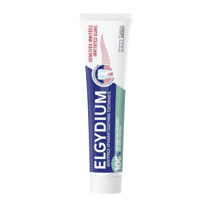 ELGYDIUM dantų pasta jautrioms dantenoms IRRITATED GUMS, 75 ml