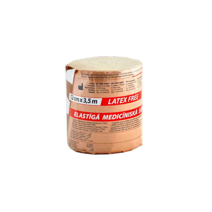 LAUMA elastinis tvarstis 12 cm x 3,5 m, N1 