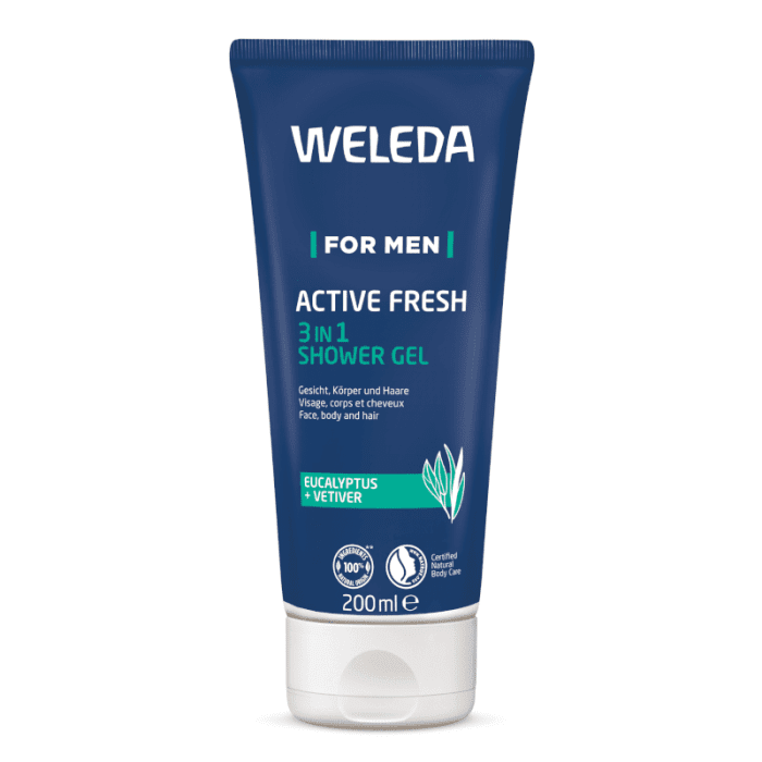 WELEDA MEN dušo želė, 200 ml