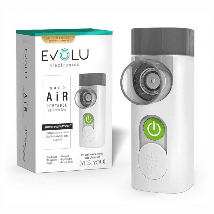 EVOLU NANO AIR nešiojamas inhaliatorius, purkštuvas - nebulaizeris