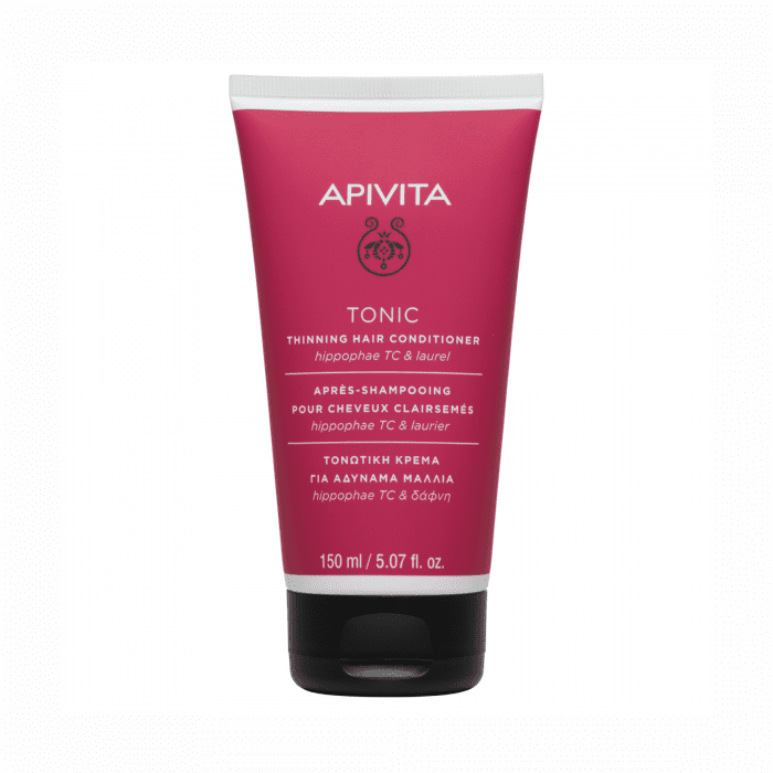 APIVITA tonizuojantis kondicionierius slenkantiems plaukams 150 ml 