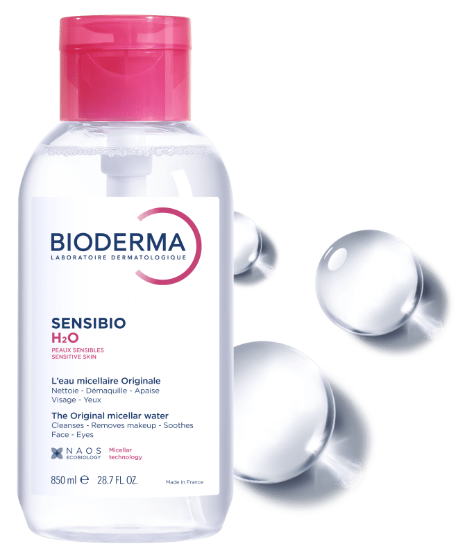 BIODERMA micelinis valomasis vanduo jautriai odai SENSIBIO H2O, 850 ml