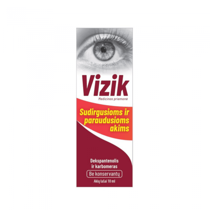 VIZIK akių lašai sudirgusioms ir paraudusioms akims 10 ml