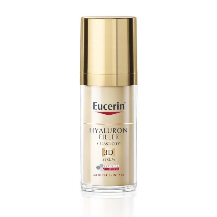 EUCERIN Hyaluron-Filler + Elasticity 3D veido serumas brandžiai odai, 30 ml
