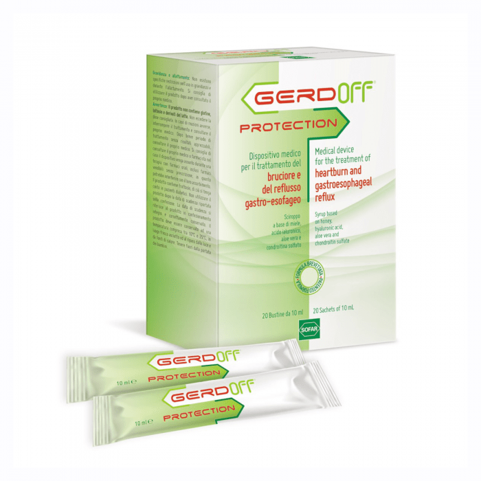 Gerdoff Protection sirupas pakeliuose 10 ml, N20