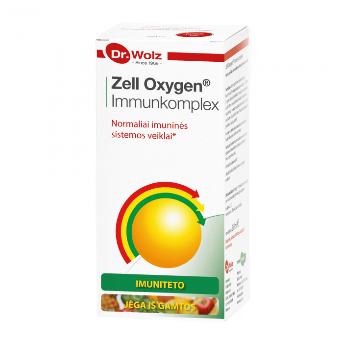 DR WOLZ ZELL Oxygen Immunkomplex koncentruotas skystis, 250 ml
