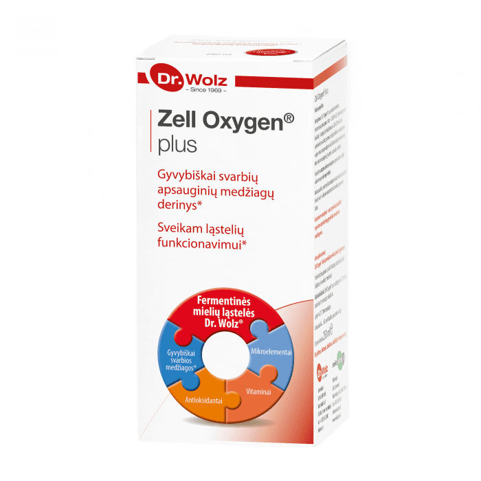 DR WOLZ ZELL Oxygen plus Dr. Wolz koncentruotas skystis, 250 ml