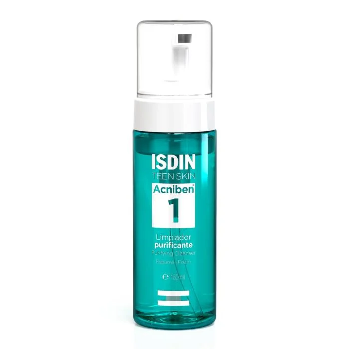 ISDIN valomosios putos riebiai, mišriai veido odai ACNIBEN 150 ml