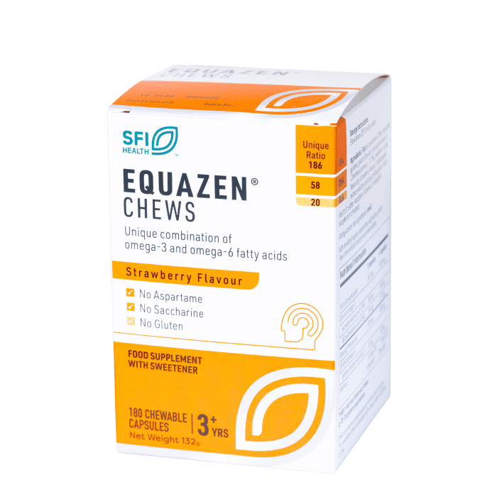 Equazen CHEWS kramtomosios kapsulės N180