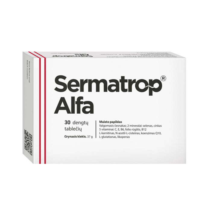 SERMATROP ALFA tabletės, N30