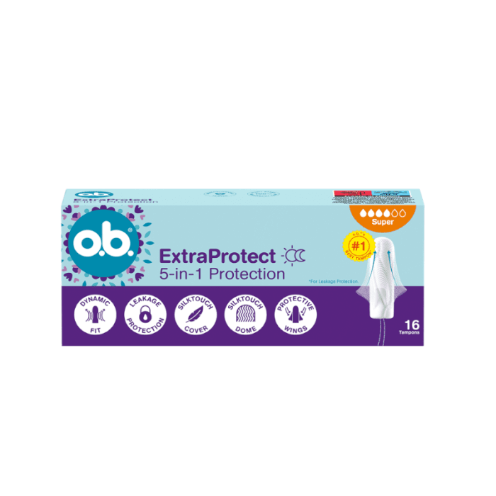 O.B. higieniniai tamponai Pro Comfort Extra Protect Super N16