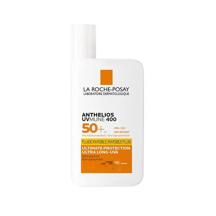 LA ROCHE-POSAY apsauginis veido fluidas ANTHELIOS UVMUNE 400, SP50+, 50 ml