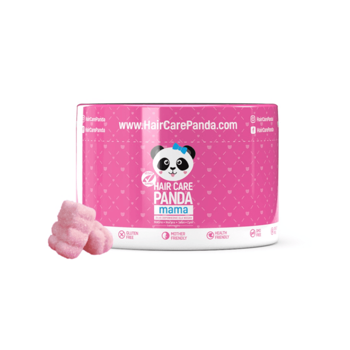 HAIR CARE PANDA MAMA guminukai plaukų priežiūrai 150 g, N30
