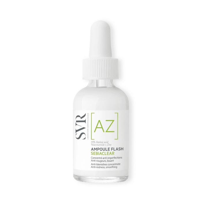 SVR SEBIACLEAR AMPOULE [AZ] FLASH koncentruotas veido serumas su azelaino rūgštimi, 30 ml
