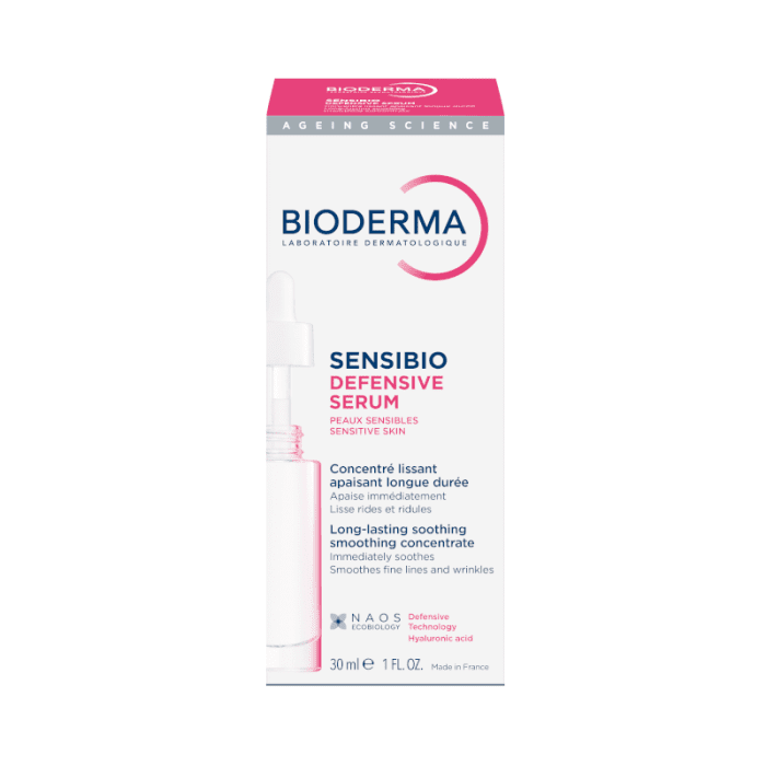 BIODERMA raminamasis ir glotninamasis koncentruotas serumas jautriai odai SENSIBIO DEFENSIVE SERUM 30ml